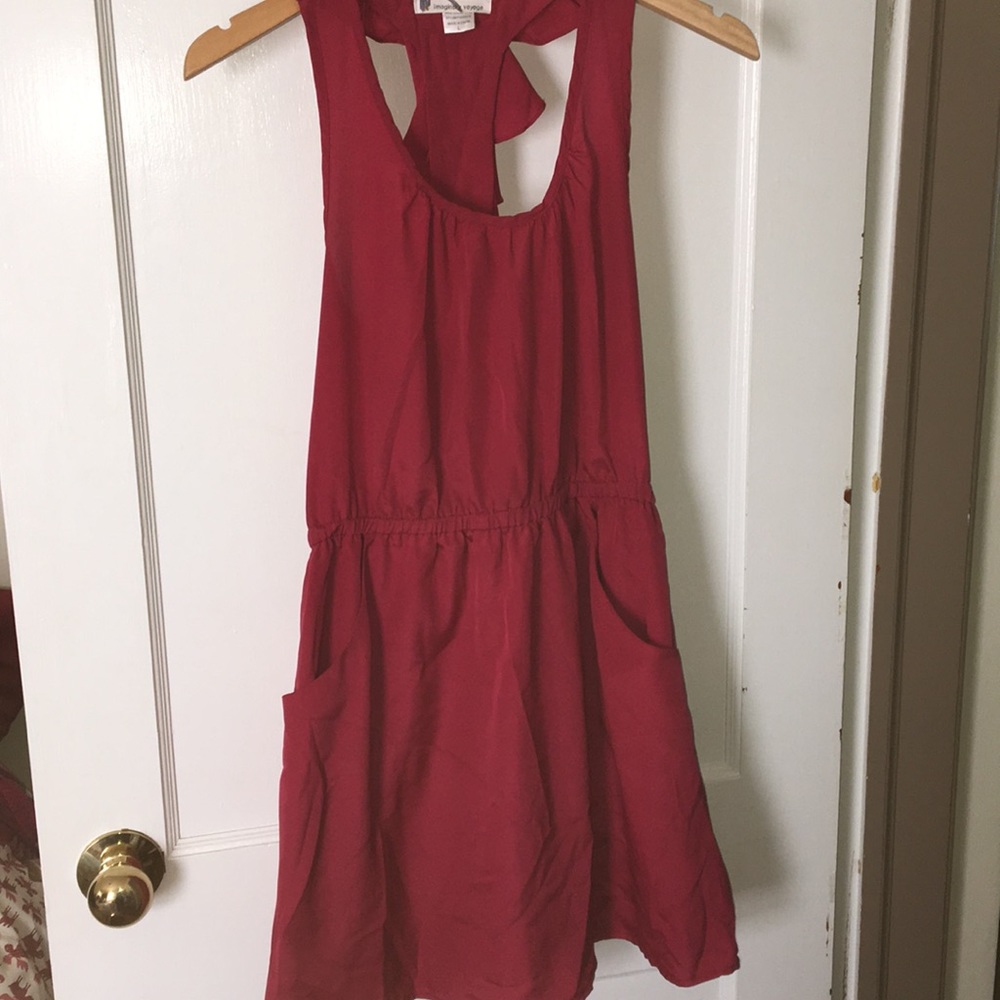 Dark Red Size Large Dress